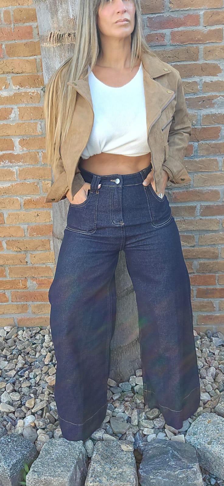 JEANS MAXI WIDE LEG