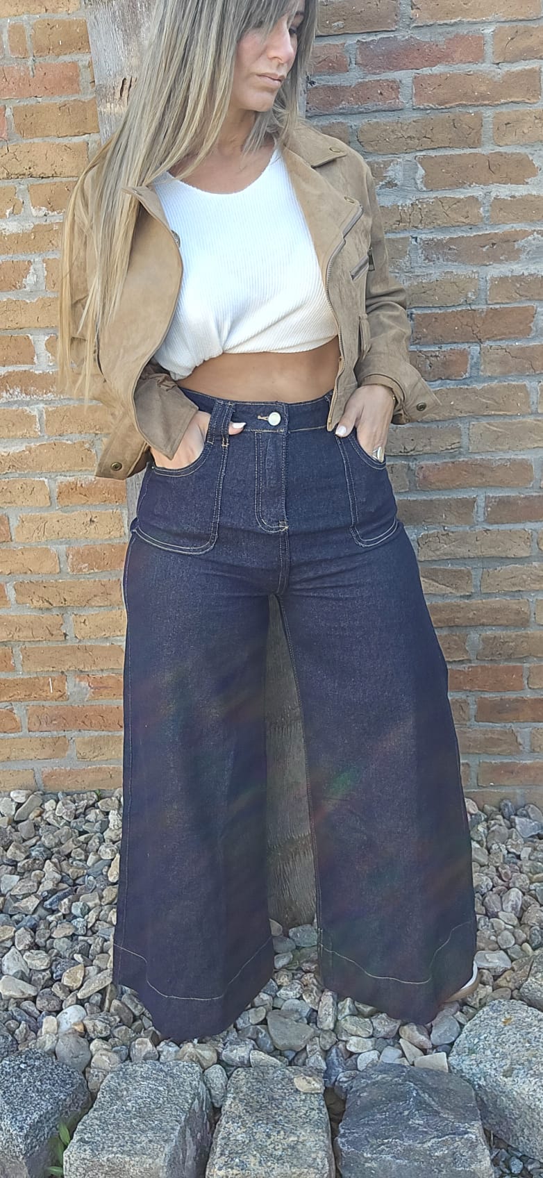 JEANS MAXI WIDE LEG