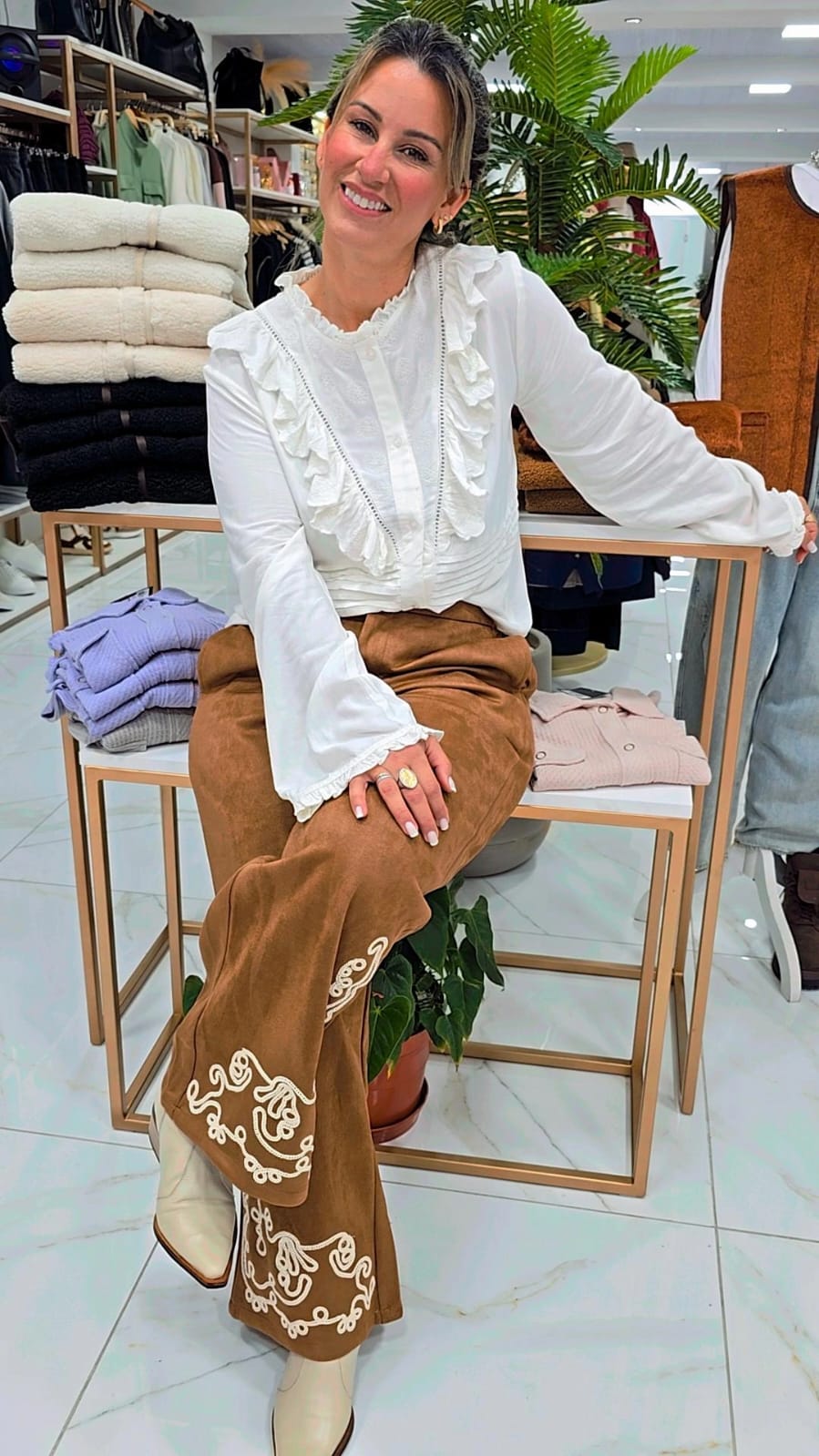 PANTALON GAMUZA CLEO