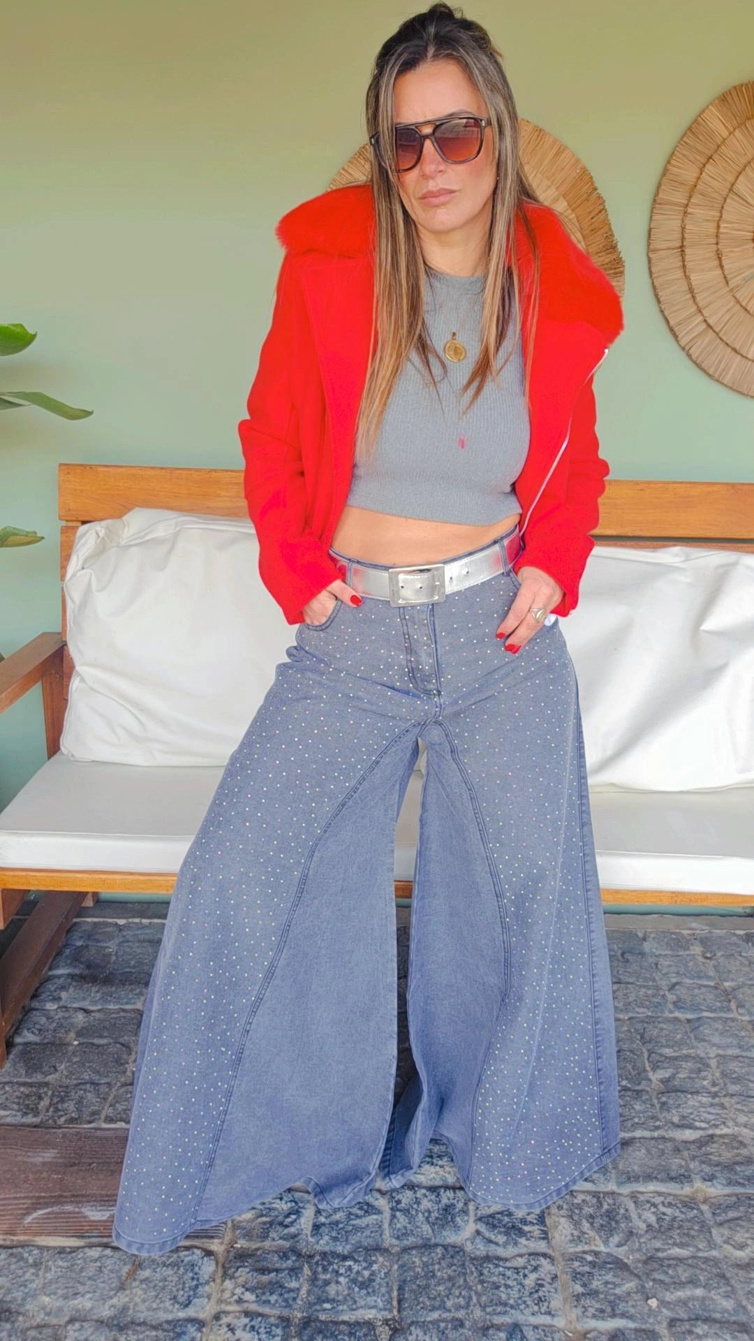 MEGA Wide Leg brillo