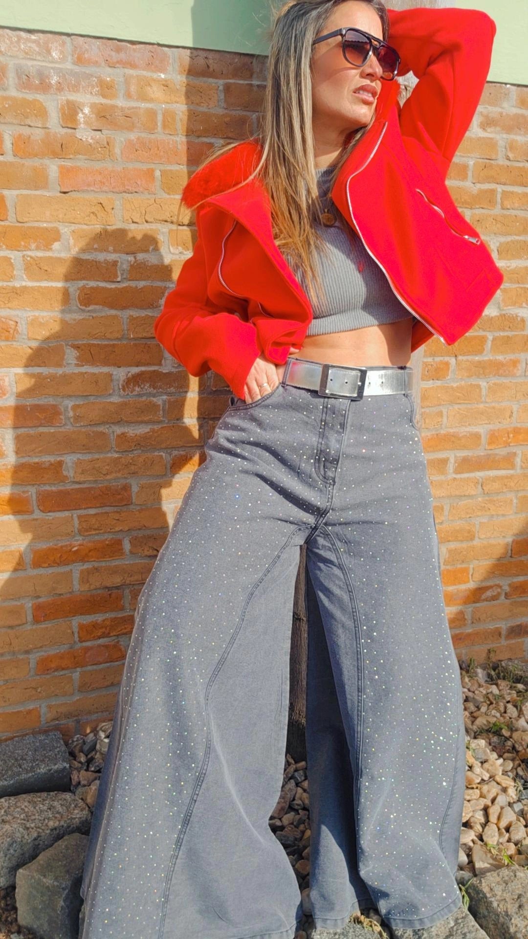 MEGA Wide Leg brillo