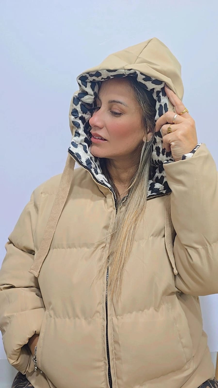 CAMPERA NAILON PRINT
