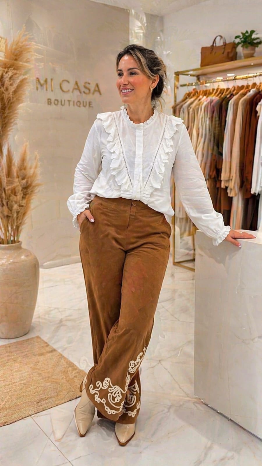 PANTALON GAMUZA CLEO