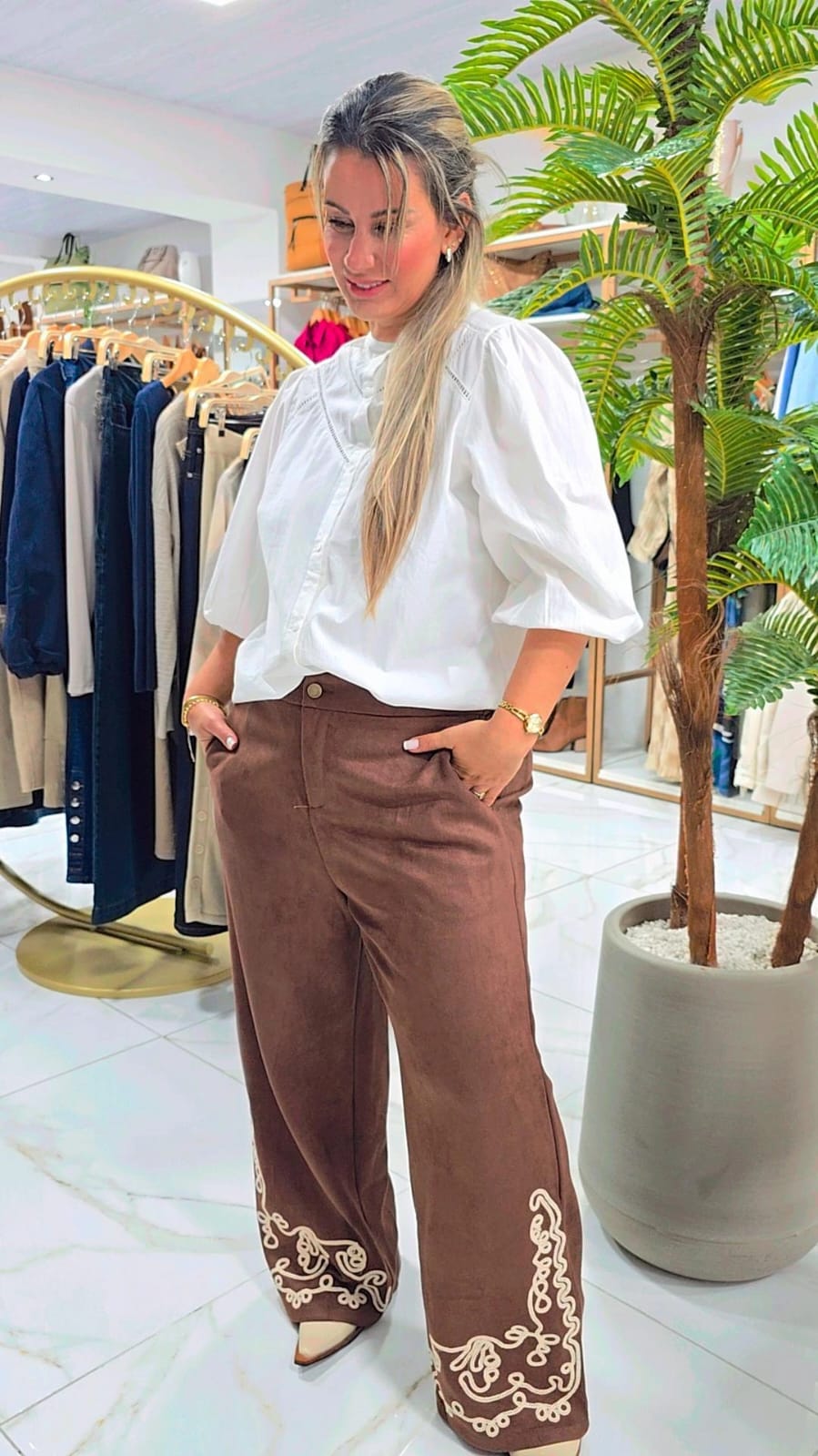 PANTALON GAMUZA CLEO